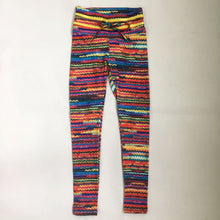 New Original Knit Printing Leggings with 2 Yellow String on Waist and Colorful String Front Drop Shipping Leggin